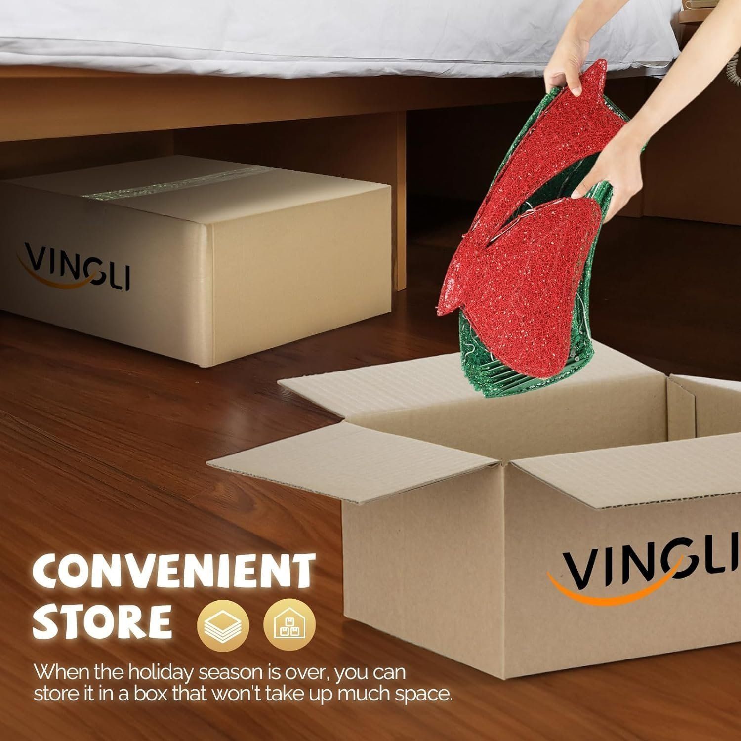 🎄 ​​Sparkle-now Pre-sale!​​ 🎀✨Pre-lit Large Christmas Wreath, Outdoor Christmas Wreath